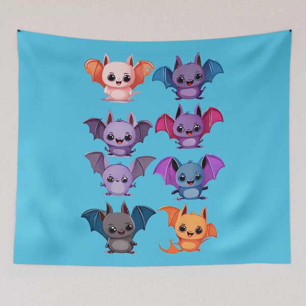 Item preview, M Little Bat, Bat kawaii, Batzilla, sweet bat, cute bat, cute,  designed and sold by GOLDENGARDENART.