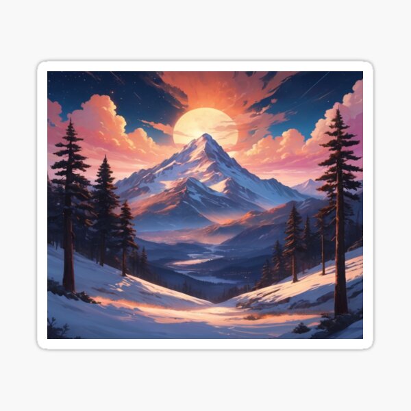 Item preview, Mountainous Landscape designed and sold by Cristhian Almanza.