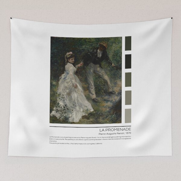 Item preview, La Promenade by Pierre-Auguste Renoir designed and sold by StudioRedKoala.