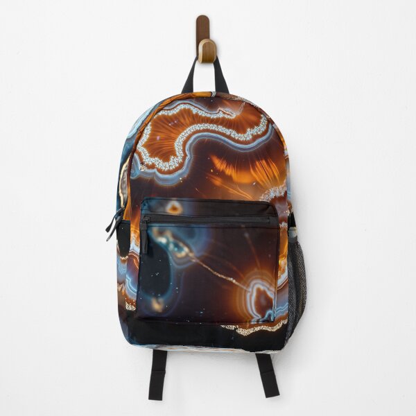 Item preview, Mesmerizing Agate Slice with Vibrant Patterns designed and sold by LiveDesigner.