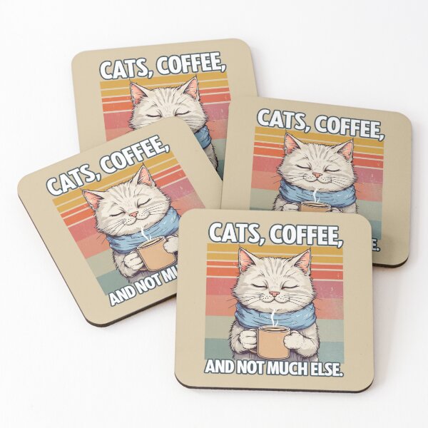Item preview, Cats and Coffee designed and sold by Aisha  Hamza.