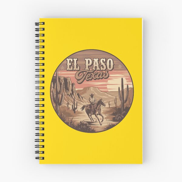 Item preview, El Paso, Texas | Western Sunset with Cowboy designed and sold by CircinusStore.