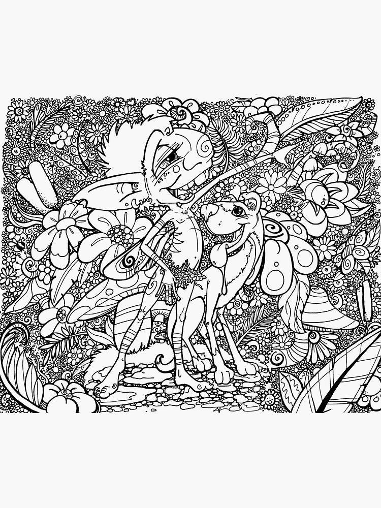 Thumbnail 3 of 3, Sticker, Thataway!! designed and sold by jillwilli.
