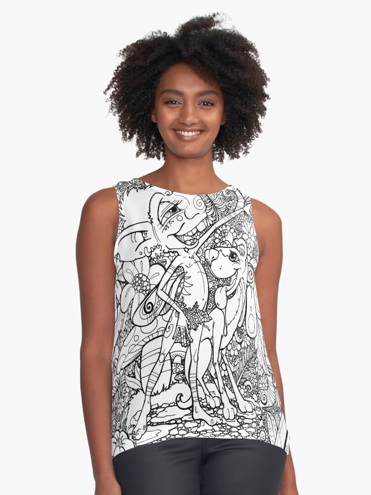 Item preview, Sleeveless Top designed and sold by jillwilli.