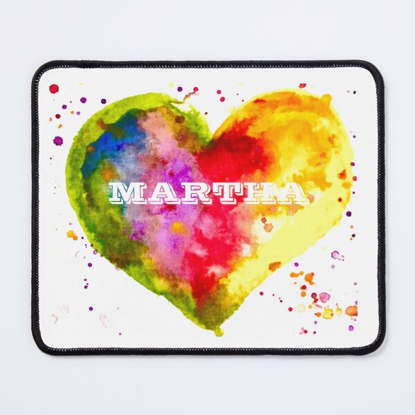 Item preview, Martha Name Girl Rainbow designed and sold by Monika Howarth.