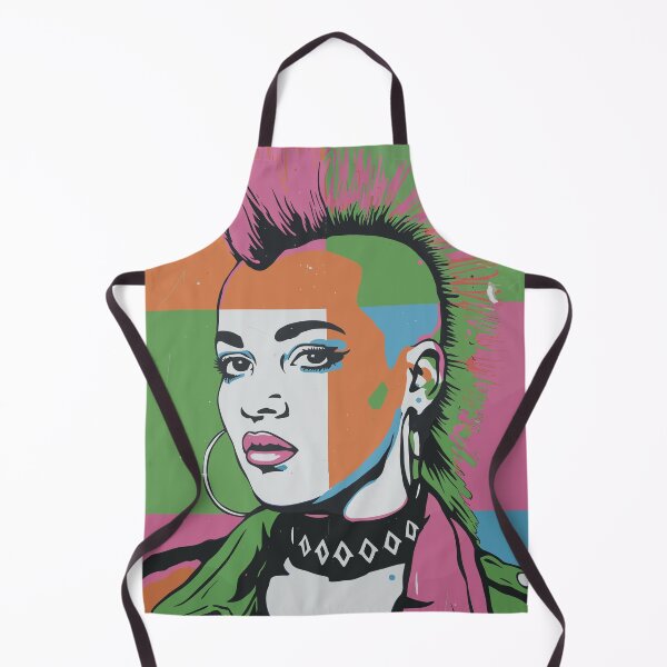 Item preview, Punk Rock T-Shirt – 80s Mohican Pop Art Graffiti Design designed and sold by paulo silveira.