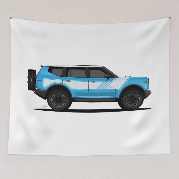 Item preview, Light Blue Scout Off Road 4x4 Overlander designed and sold by blackdogshop.