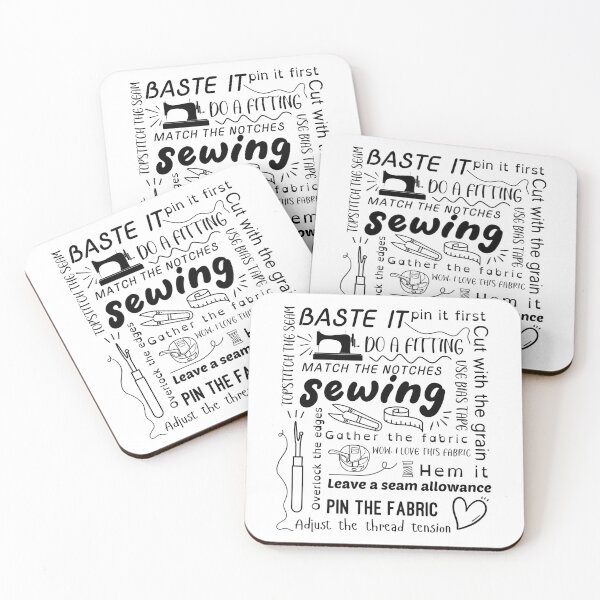 Item preview, Sewing Jargon Typography Design designed and sold by EwaVerse.
