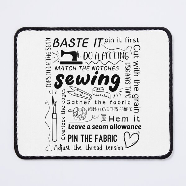 Item preview, Sewing Jargon Typography Design designed and sold by EwaVerse.