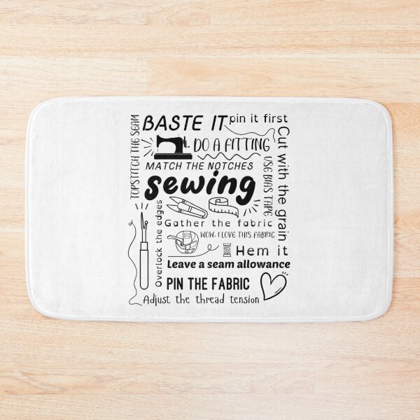 Item preview, Sewing Jargon Typography Design designed and sold by EwaVerse.