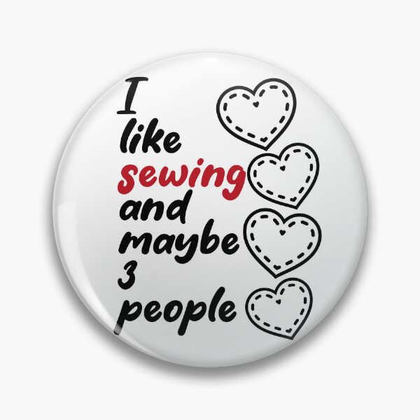 Item preview, I Like Sewing and Maybe 3 People Design designed and sold by EwaVerse.