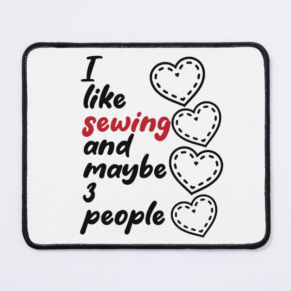 Item preview, I Like Sewing and Maybe 3 People Design designed and sold by EwaVerse.