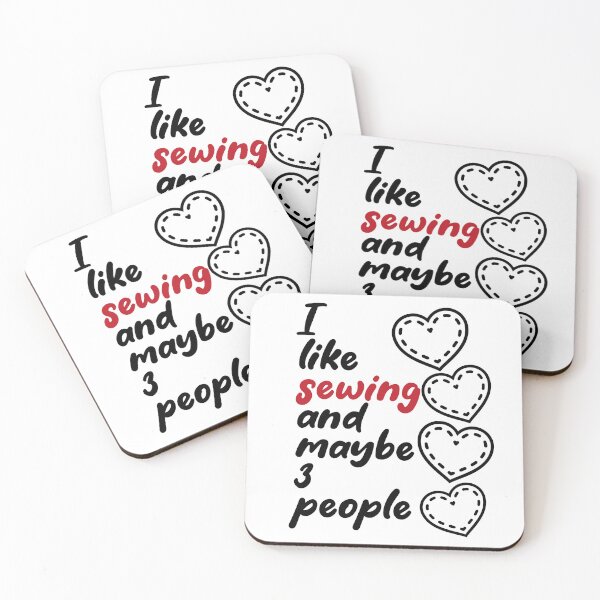 Item preview, I Like Sewing and Maybe 3 People Design designed and sold by EwaVerse.