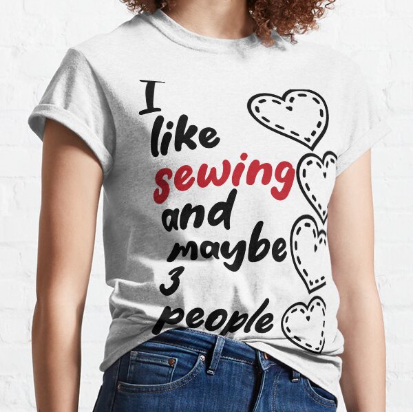 Item preview, I Like Sewing and Maybe 3 People Design designed and sold by EwaVerse.