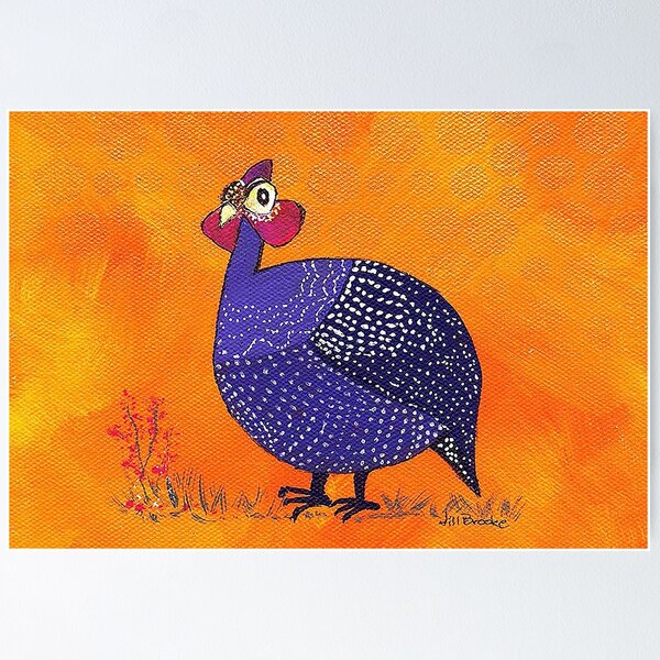 Item preview, Gussie the Guinea Fowl  designed and sold by Jill Brooke.