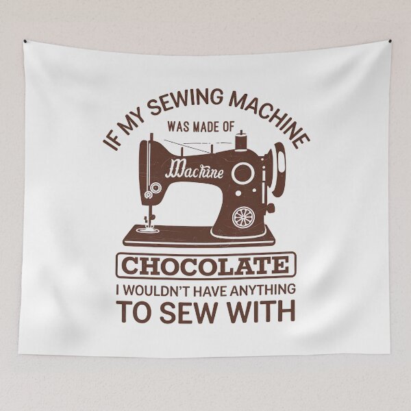Item preview, If My Sewing Machine Was Chocolate designed and sold by EwaVerse.