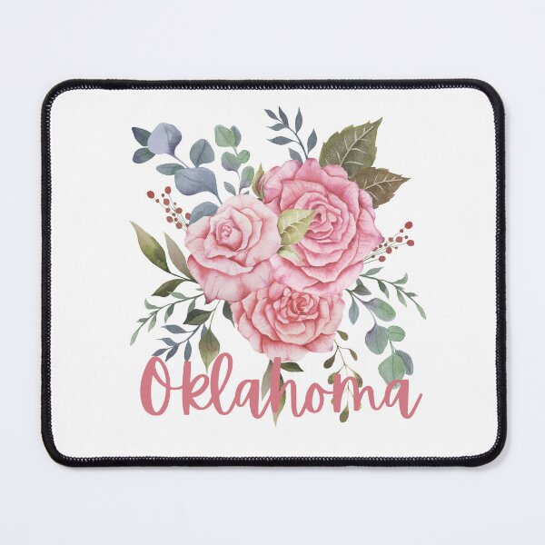 Item preview, Oklahoma State Flower Rosa Classic T-shirt Sticker designed and sold by ThinkNature!.