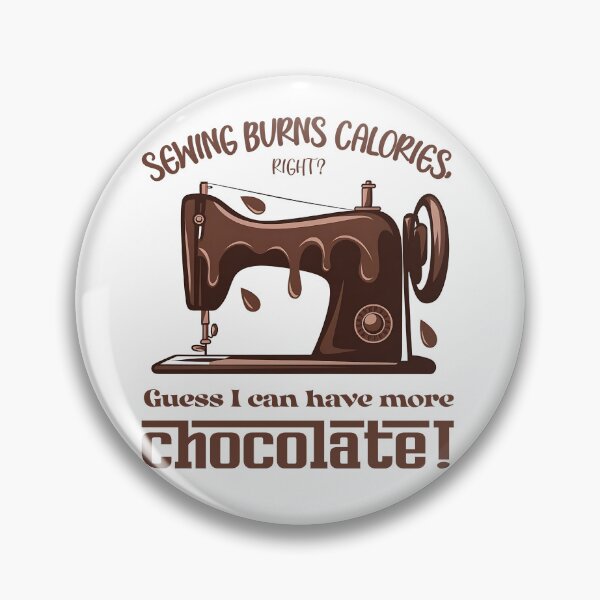 Item preview, sarcastic sewing and chocolate design designed and sold by EwaVerse.