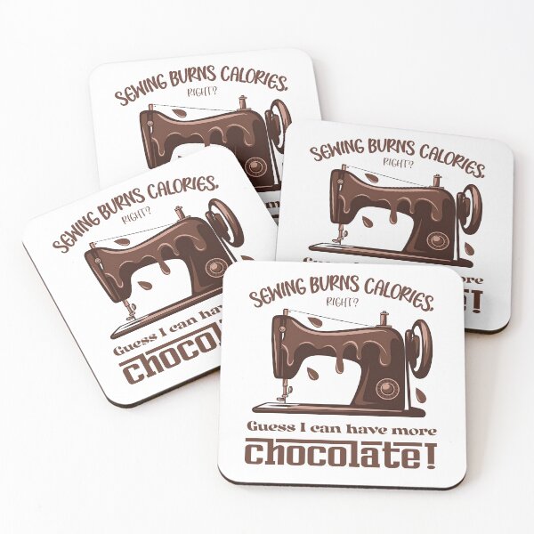 Item preview, sarcastic sewing and chocolate design designed and sold by EwaVerse.