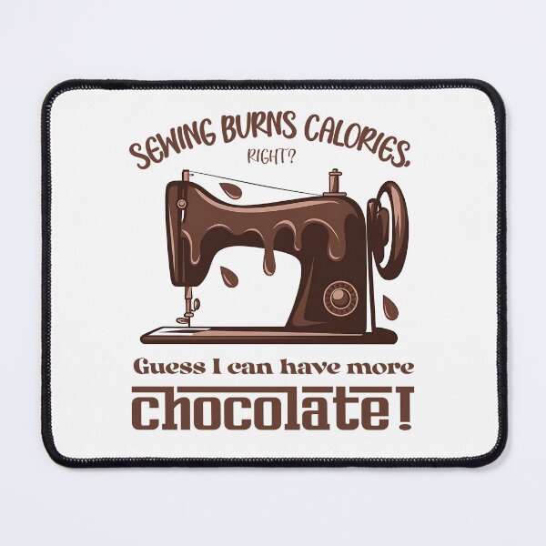 Item preview, sarcastic sewing and chocolate design designed and sold by EwaVerse.
