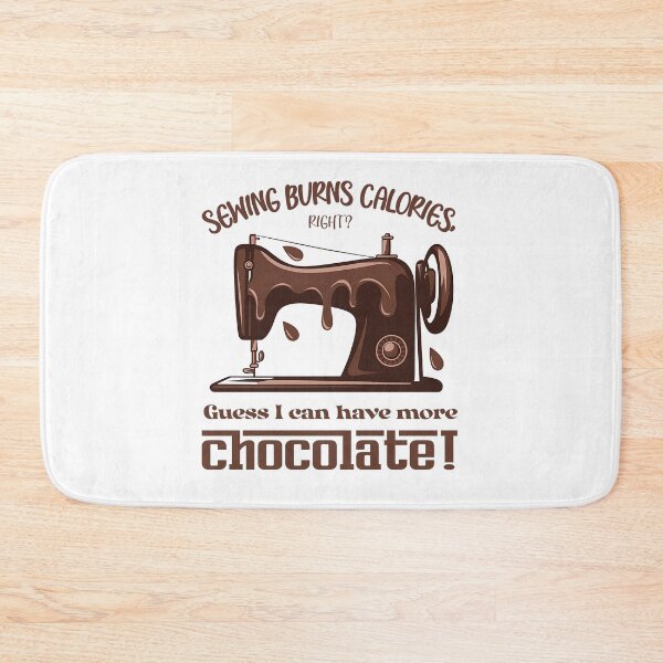 Item preview, sarcastic sewing and chocolate design designed and sold by EwaVerse.