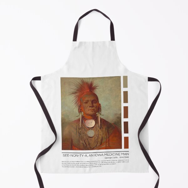 Item preview, See-non-ty-a, an Iowa Medicine Man by George Catlin designed and sold by StudioRedKoala.