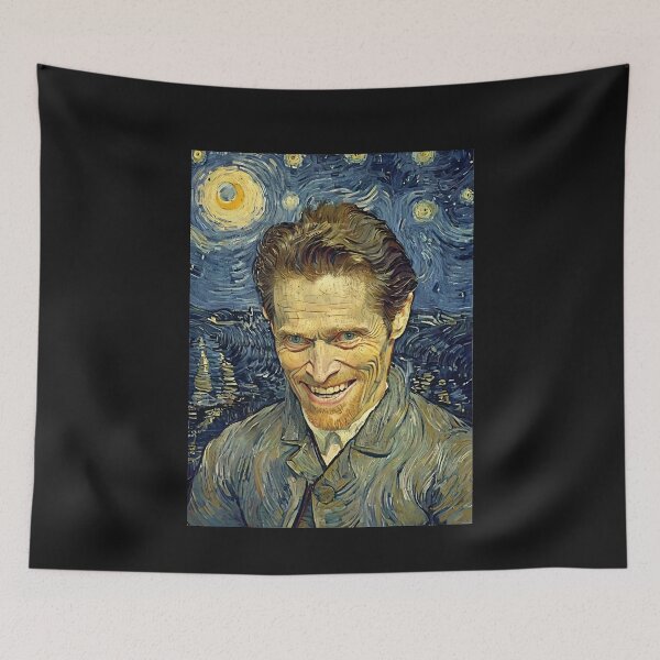 Item preview, Willem Dafoe Van Gogh Style Portrait designed and sold by Mystikos Art.