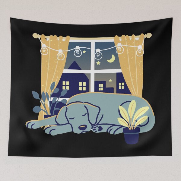 Item preview, Sleepy Weimaraner designed and sold by Wlaurence.