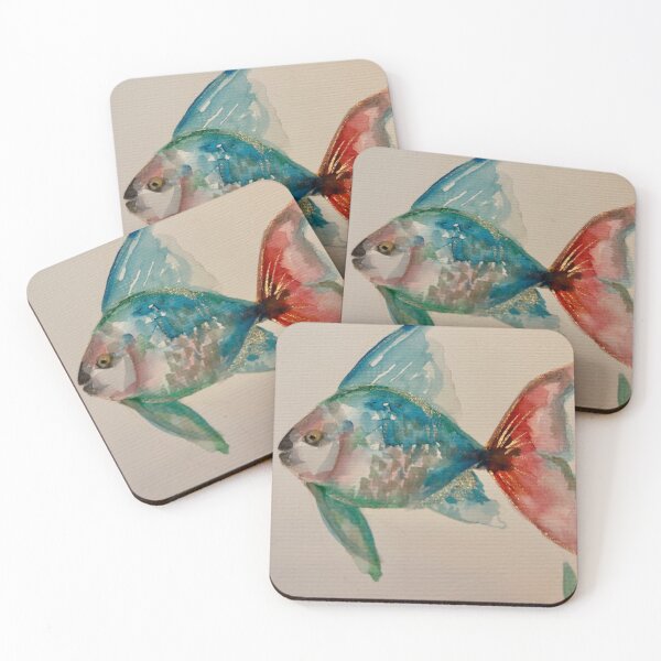 Item preview, watercolor fish designed and sold by Catlafond.