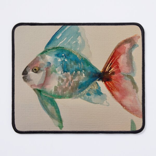 Item preview, watercolor fish designed and sold by Catlafond.