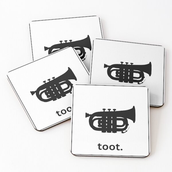 Item preview, Black and White Toot Baritone/Mellophone designed and sold by baileycdesigns.