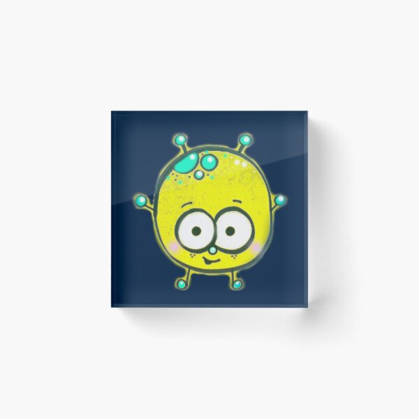 Item preview, Cute Little Yellow Alien designed and sold by Nalinne Jones.