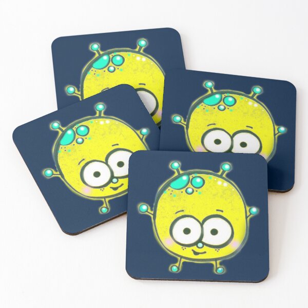 Item preview, Cute Little Yellow Alien designed and sold by Nalinne Jones.