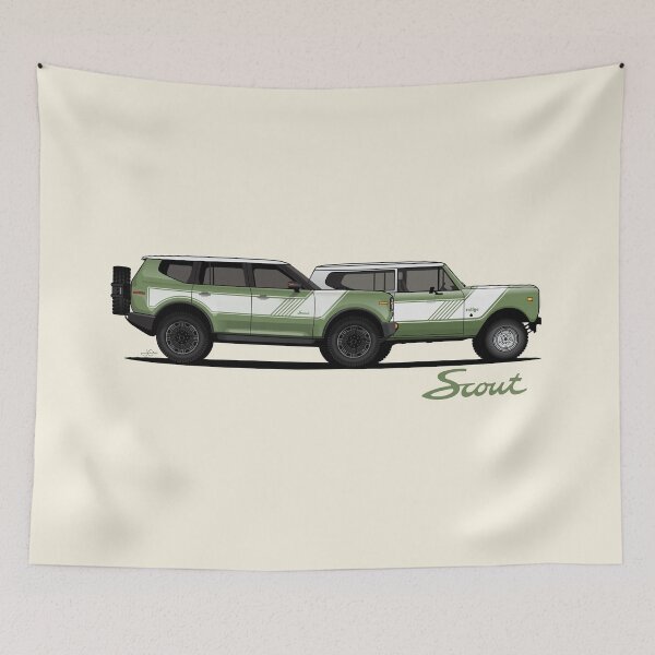 Item preview, Scout - International Harvester Scout II Rally Heritage 4x4 Overlander designed and sold by blackdogshop.
