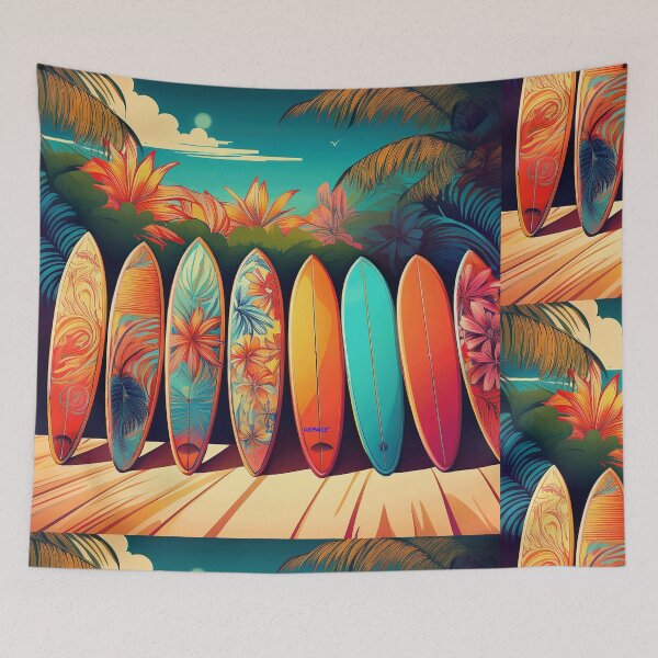 Item preview, Surf & Sunburst  Tropical Vibes in Living Color - dePace' designed and sold by mrpropcake.