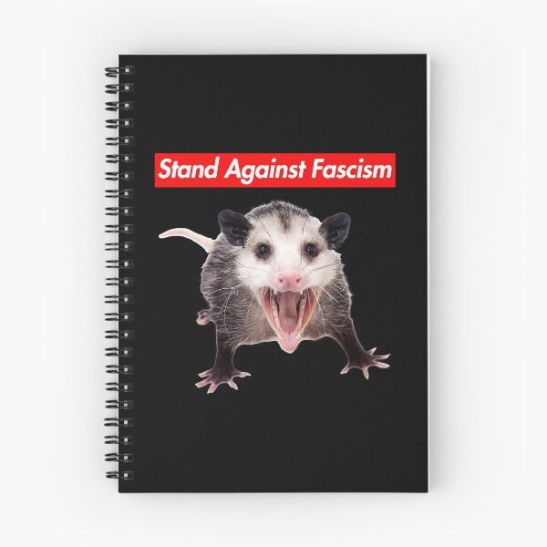 Item preview, Stand Against Fascism - Anti-fascist Opossum designed and sold by Thelittlelord.