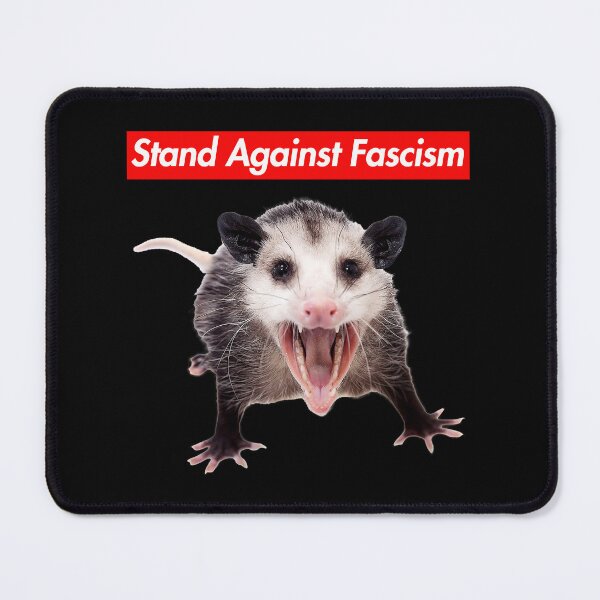 Item preview, Stand Against Fascism - Anti-fascist Opossum designed and sold by Thelittlelord.