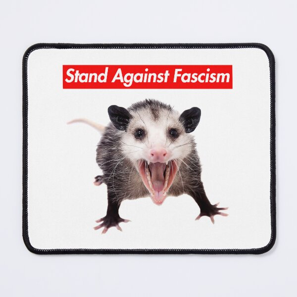 Item preview, Stand Against Fascism - Anti-fascist Opossum 2.0 designed and sold by Thelittlelord.