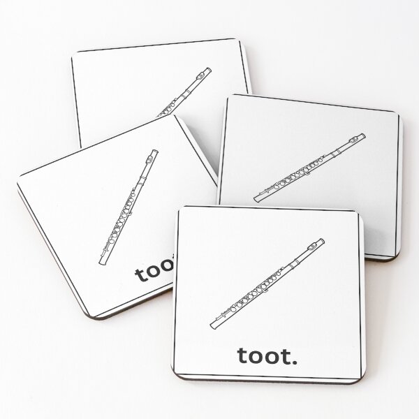 Item preview, Black and White Toot Flute designed and sold by baileycdesigns.