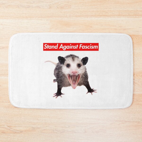 Item preview, Stand Against Fascism - Anti-fascist Opossum 2.0 designed and sold by Thelittlelord.