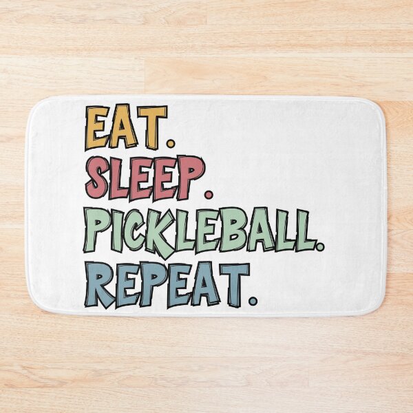 Item preview, EAT. SLEEP. PICKLEBALL. REPEAT. Vintage Sunset Pickleball Gear | Retro-Inspired Gift for Pickleball Players designed and sold by Sun Sand & Sea Art.