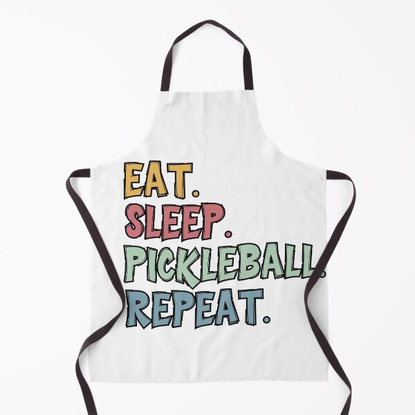Item preview, EAT. SLEEP. PICKLEBALL. REPEAT. Vintage Sunset Pickleball Gear | Retro-Inspired Gift for Pickleball Players designed and sold by Sun Sand & Sea Art.