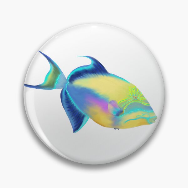 Item preview, queen triggerfish designed and sold by alis-ocean.