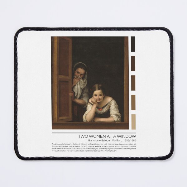 Item preview, Two Women at a Window by Bartolomé Esteban Murillo designed and sold by StudioRedKoala.