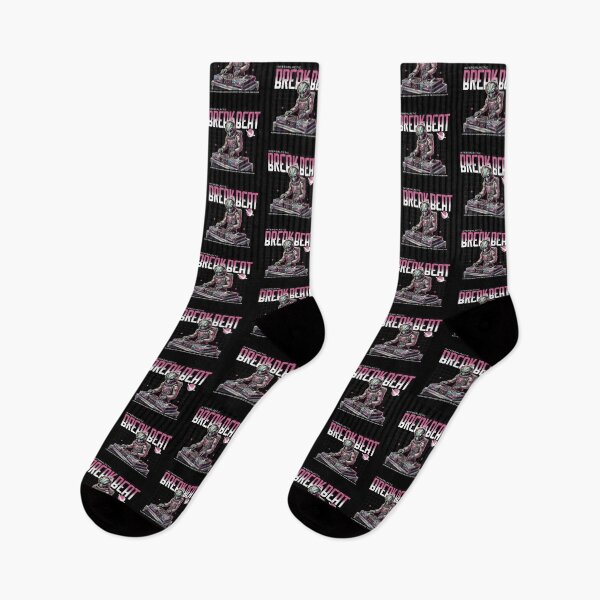 Item preview, BREAKBEAT  - Intergalactic Breaks (black/pink)  designed and sold by Discothreadz.