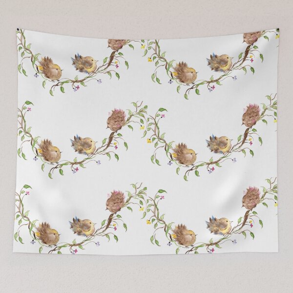 Item preview, Three Birds on a Vine designed and sold by lissi kaplan.