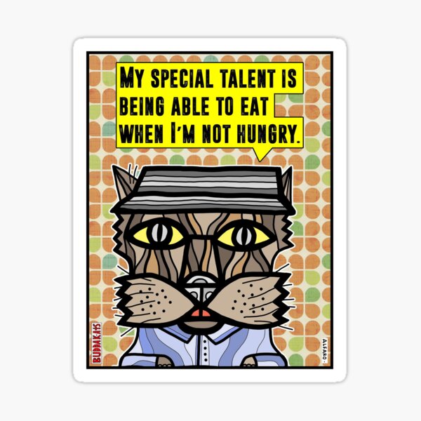 "My special talent is..." Sticker