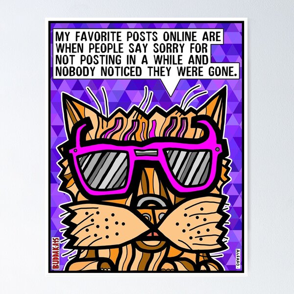 "My favorite posts online are..." Poster