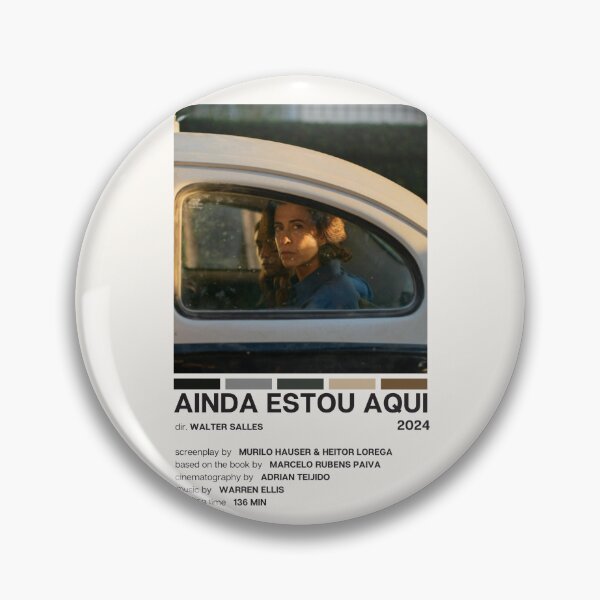 Item preview, Ainda Estou Aqui (2024) Movie Poster (PT-BR) designed and sold by YellowishCat15.