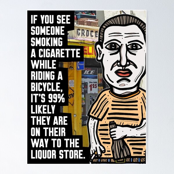 "If you see someone smoking a cigarette while..." Poster